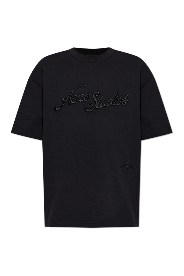 T-shirt with embroidered logo od Acne Studios