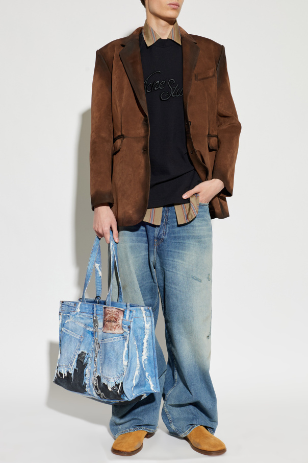 Acne Studios T-Shirt mit aufgesticktem Logo