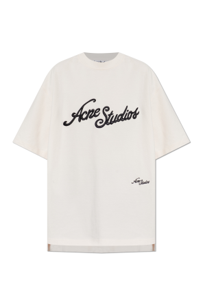 T-shirt with embroidered logo