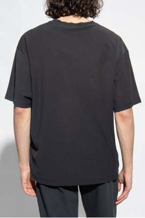 Acne Studios Black 'Camino' t-shirt from featuring a v-neck
