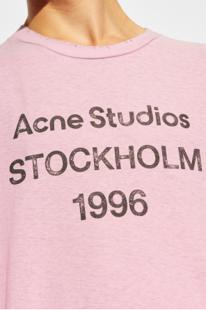Acne Studios T-shirt with 'vintage' effect