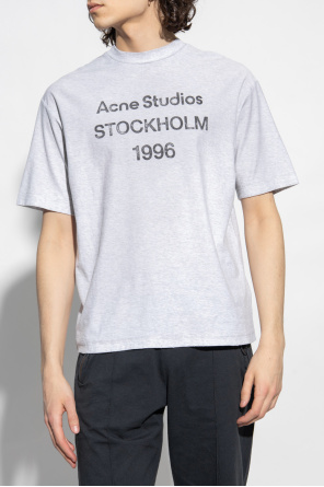 Acne Studios Fedeli fine-knit short-sleeve polo shirt