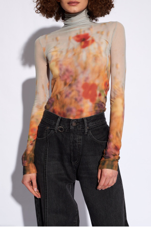 Acne Studios Top with motif of wildflowers