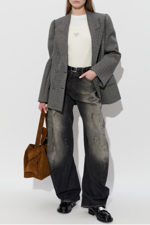 T-shirt with logo patch od Acne Studios