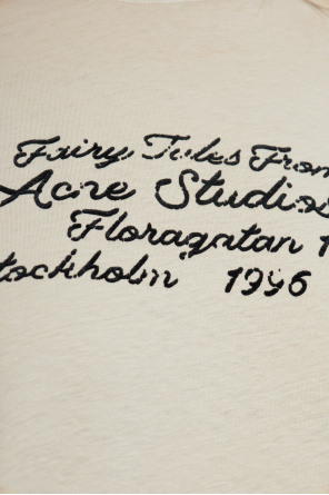 Acne Studios Camiseta con logo