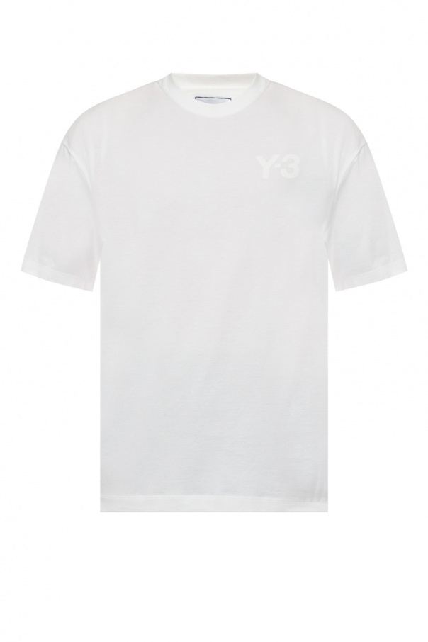 Y-3 Yohji Yamamoto Maison Kitsuné logo-print detail T-shirt