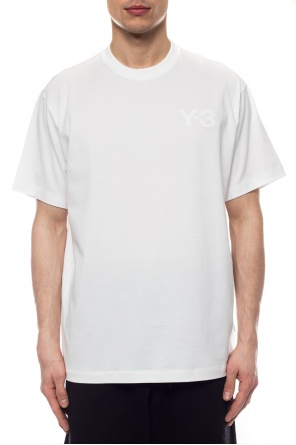 Y-3 Yohji Yamamoto Maison Kitsuné logo-print detail T-shirt