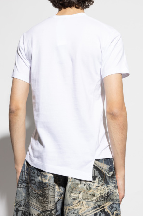 Comme des Garçons Shirt T-shirt with asymmetric hem