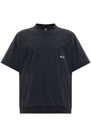T-shirt with embroidered logo