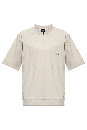 T-shirt with embroidered logo