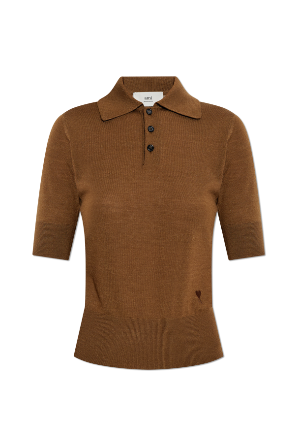 Polo with logo od Ami Alexandre Mattiussi