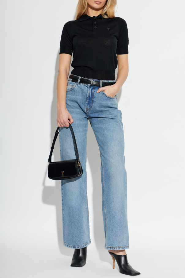 Ami Alexandre Mattiussi Wełniane polo