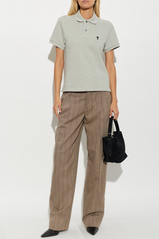 Ami Alexandre Mattiussi T-shirt with embroidered logo