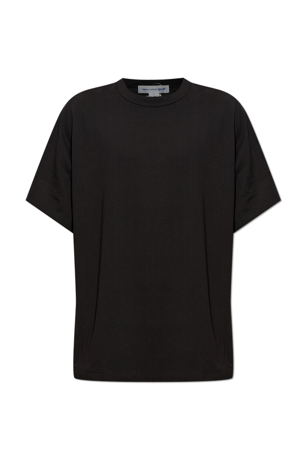 Cotton t-shirt with an asymmetrical finish od Comme des Garçons Shirt