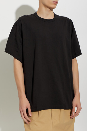 Comme des Garçons Shirt Cotton t-shirt with an asymmetrical finish