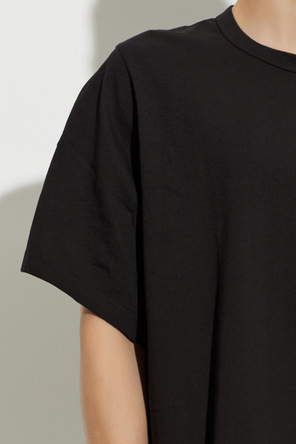 Comme des Garçons Shirt Cotton t-shirt with an asymmetrical finish