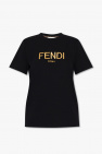 Fendi BLACK T-shirt with logo