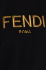Fendi BLACK T-shirt with logo