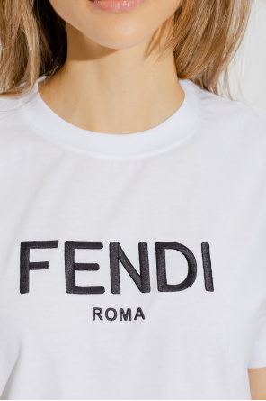 Fendi T-shirt z logo