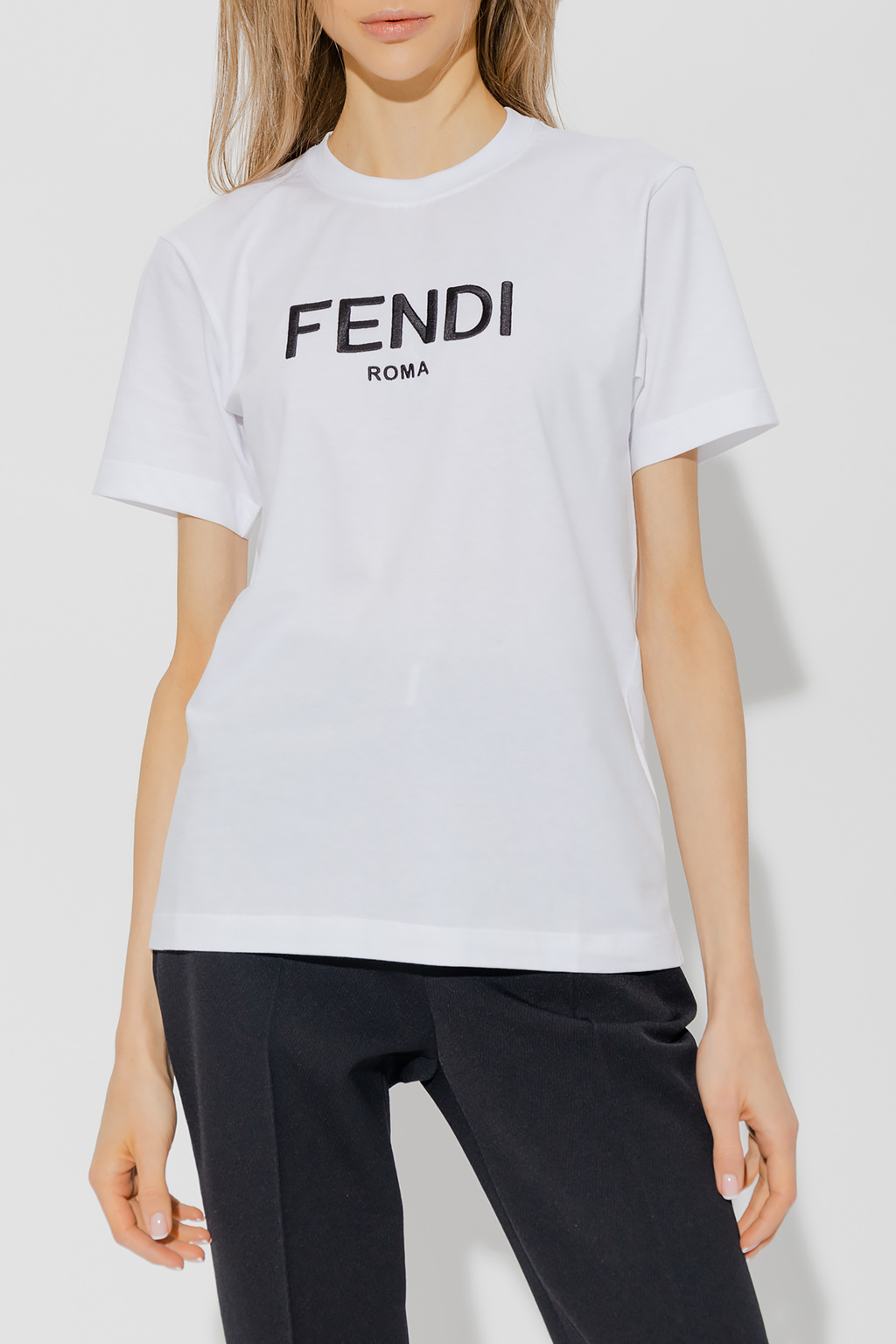 fendi grenat T-shirt with logo