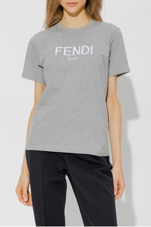 Fendi Fendi Kids logo cropped hoodie
