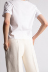Fendi apparel fendi high-waisted slit-detail skirt