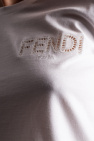 Fendi fendi colour block single breasted coat item