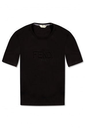 Fendi Fragment print silk shirt