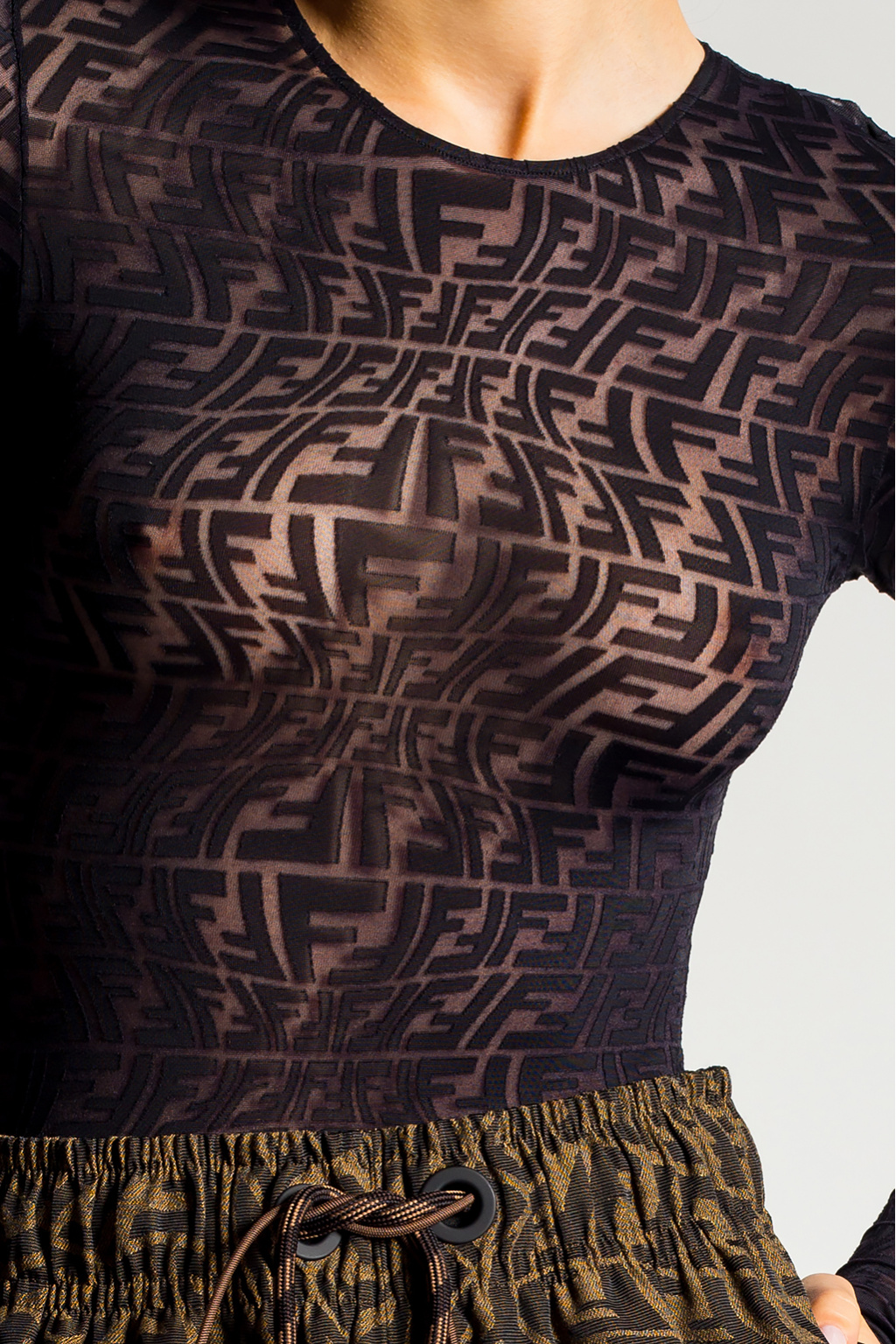 Fendi x skims sculpting thong bodysuit - Black - New In Box- Size XS