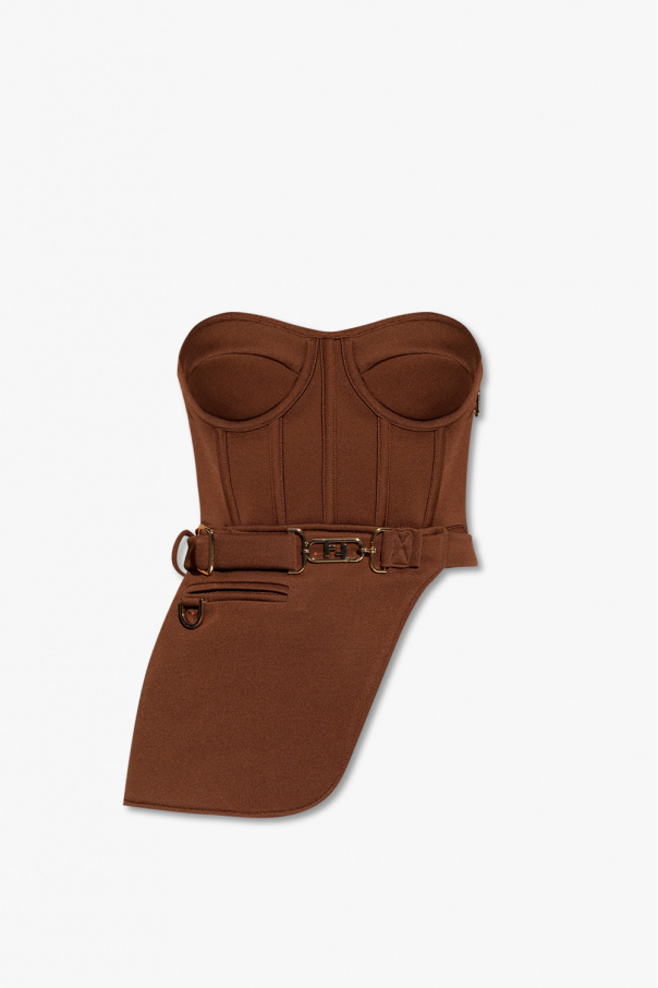 Fendi Fendi Pre-Owned Spy woven-handles bag