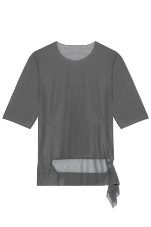 T-shirt z dekoracyjnym wykończeniem