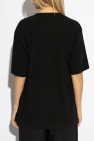 Yohji Yamamoto BLACK T-shirt with print