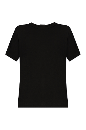 T-shirt with a round neckline