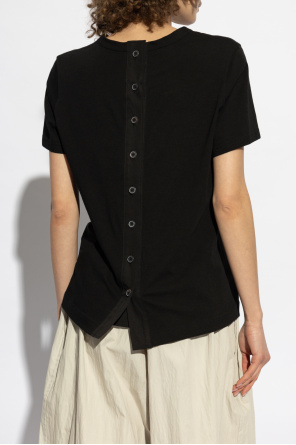 Yohji Yamamoto T-Shirt mit Rundhalsausschnitt