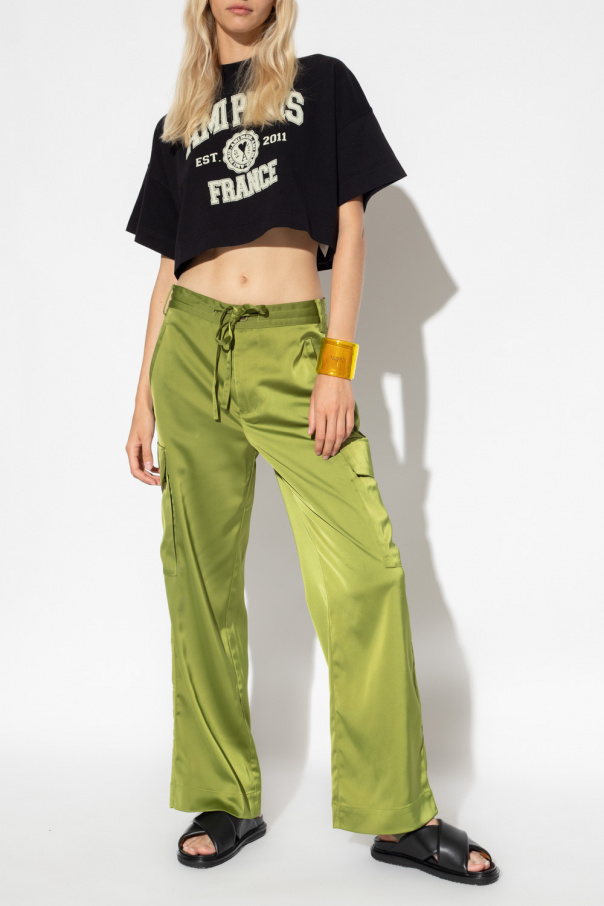 Ami Alexandre Mattiussi Cropped T-shirt with logo
