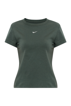 T-shirt with embroidered logo