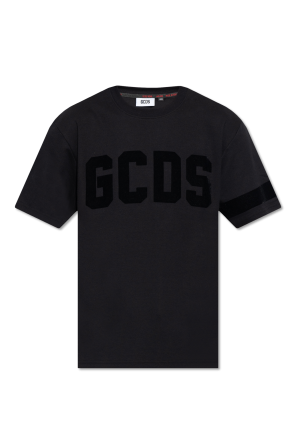T-shirt z logo od GCDS