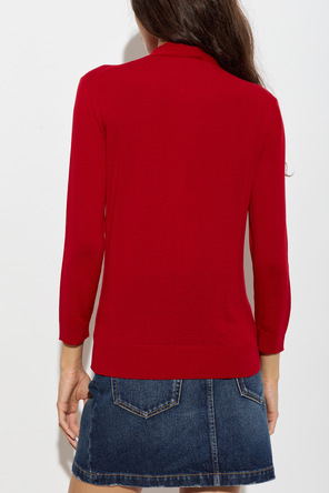 Dolce & Gabbana Wełniany sweter z długimi rękawami