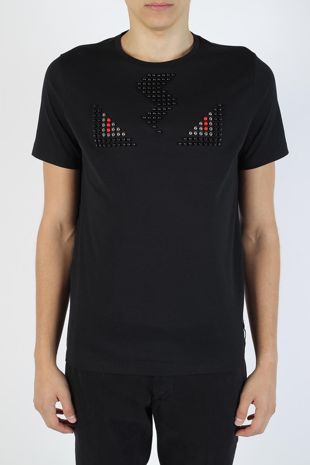 fendi studded t shirt