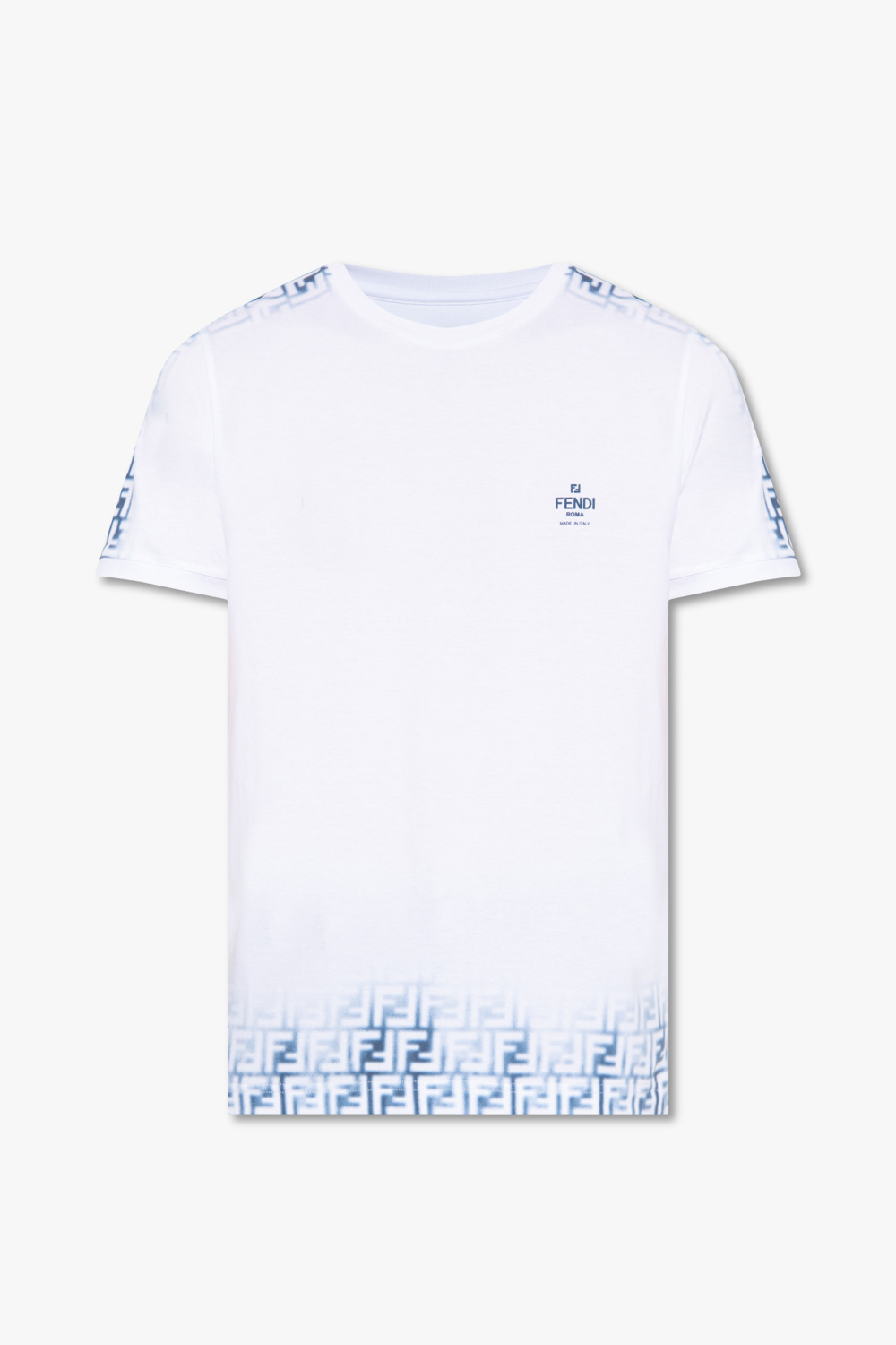 White T-shirt with monogram Fendi - Vitkac GB