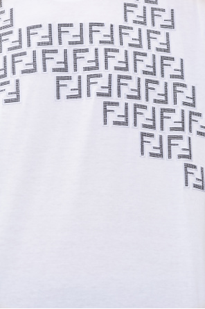 fendi KOBIETY T-shirt with logo