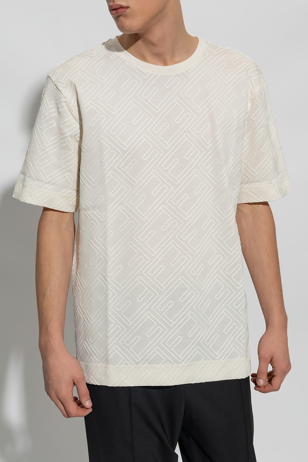 Fendi T-shirt z monogramem