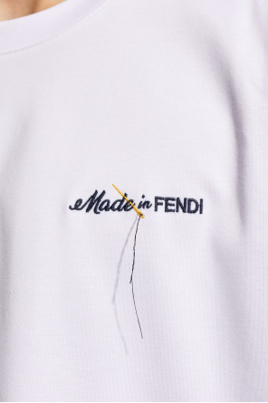 Fendi for T-shirt with logo