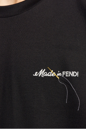 Fendi T-shirt z logo