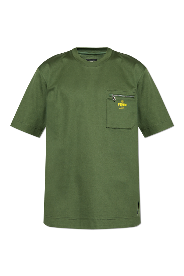 T-shirt with logo, zdjęcie 1 T-shirt with logo od Fendi