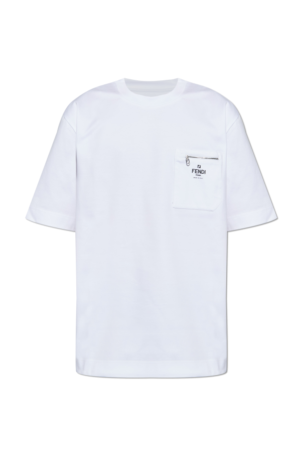 T-shirt with pocket od Fendi