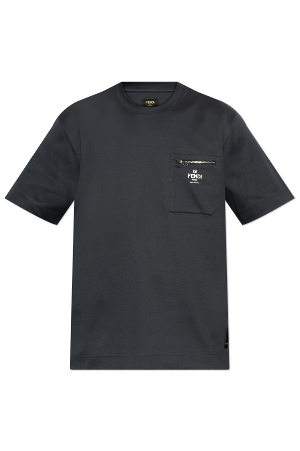 T-shirt with logo, zdjęcie 1 T-shirt with logo od Fendi
