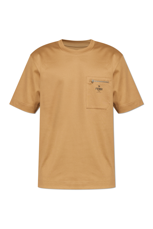 T-shirt with pocket od Fendi