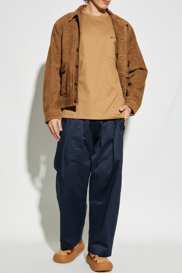 Fendi Camiseta con bolsillo