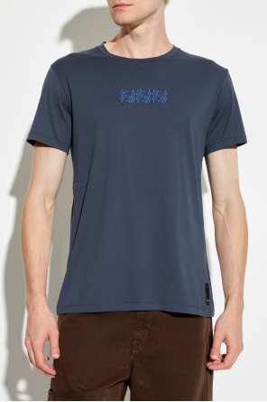 Fendi T-shirt with embroidered logo